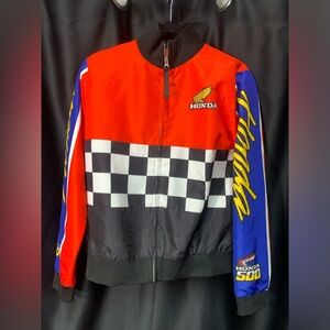Forever 21 Nascar Women's Honda 500 Racing Windbreaker Zip Jacket {ch}